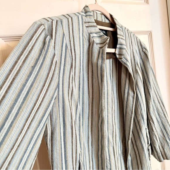 Perceptions striped blazer jacket - Picture 2 of 4